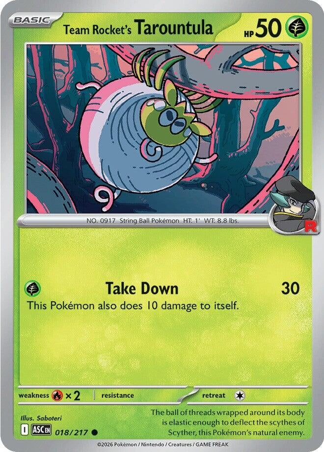 Image for Team Rocket's Tarountula (018/217) - Pokemon