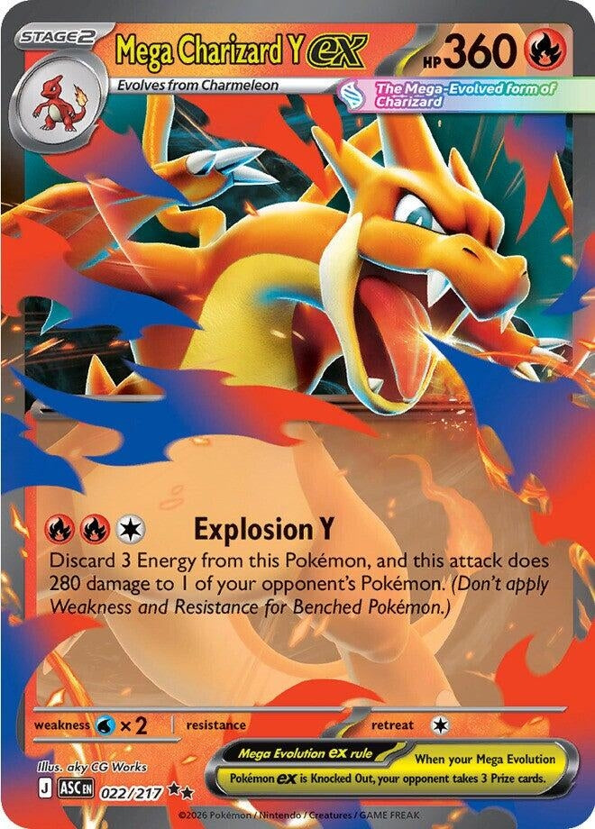 Image for Mega Charizard Y ex (022/217) - Pokemon