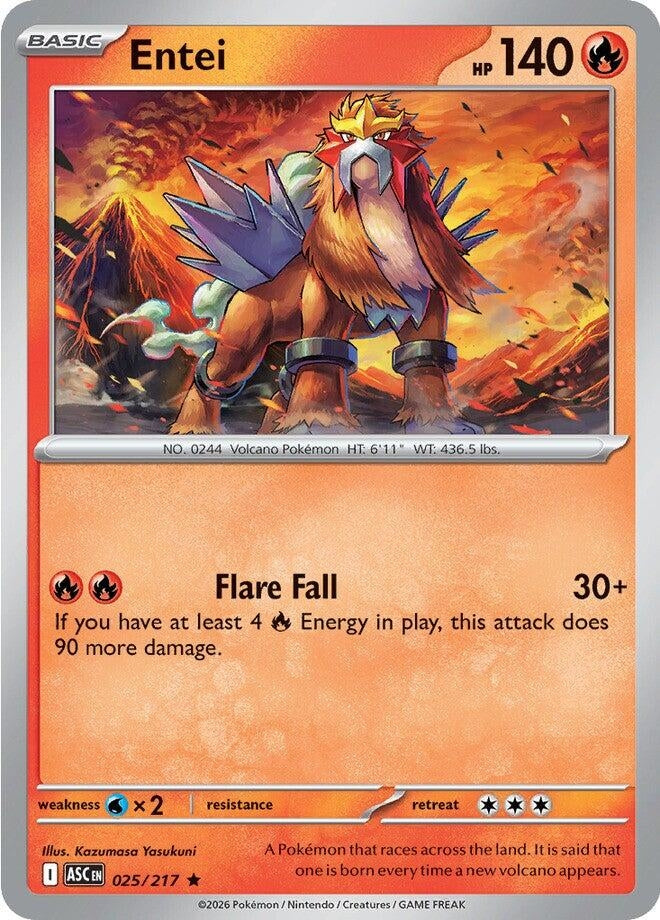 Image for Entei (025/217) - Pokemon