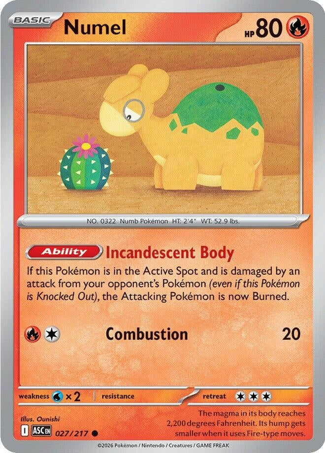 Image for Numel (027/217) - Pokemon