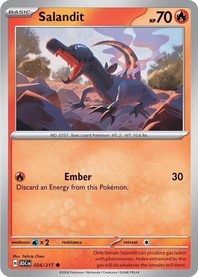 Image for Salandit (034/217) - Pokemon