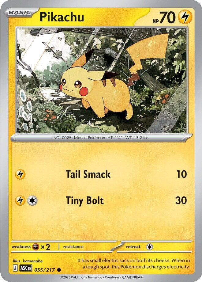 Image for Pikachu (055/217) - Pokemon