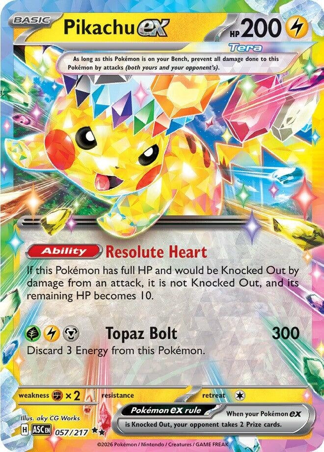Pikachu ex (057/217)