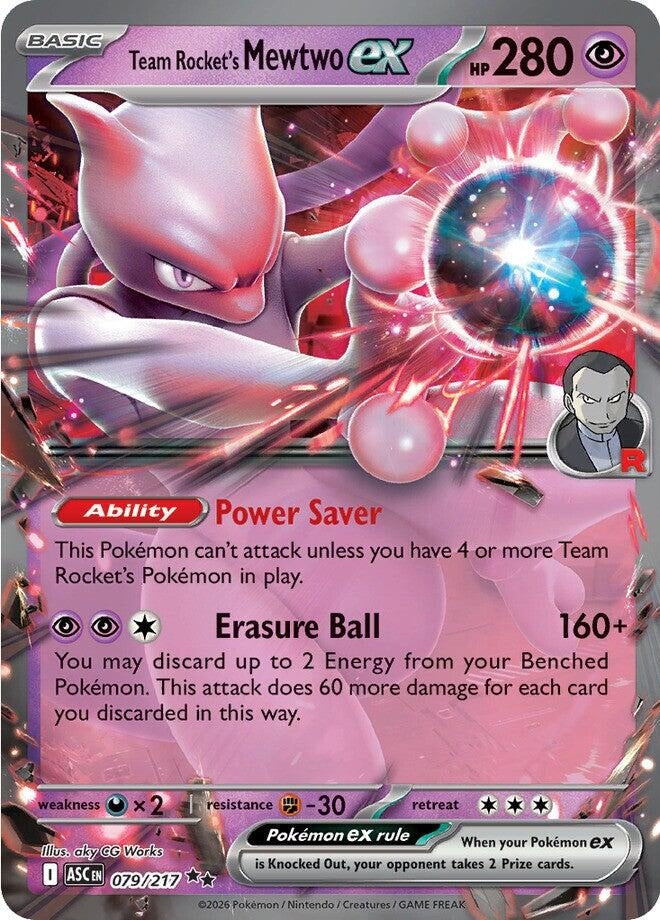 Image for Team Rocket's Mewtwo ex (079/217) - Pokemon