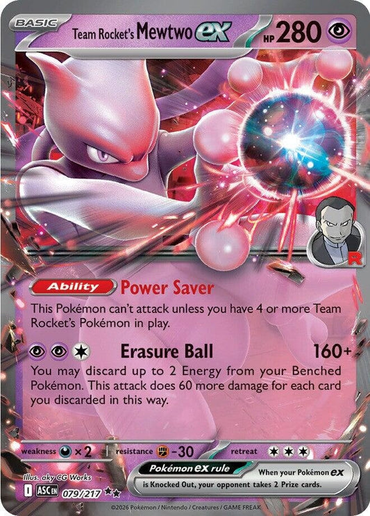 Image for Team Rocket's Mewtwo ex (079/217) - Pokemon