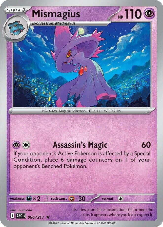 Image for Mismagius (086/217) - Pokemon