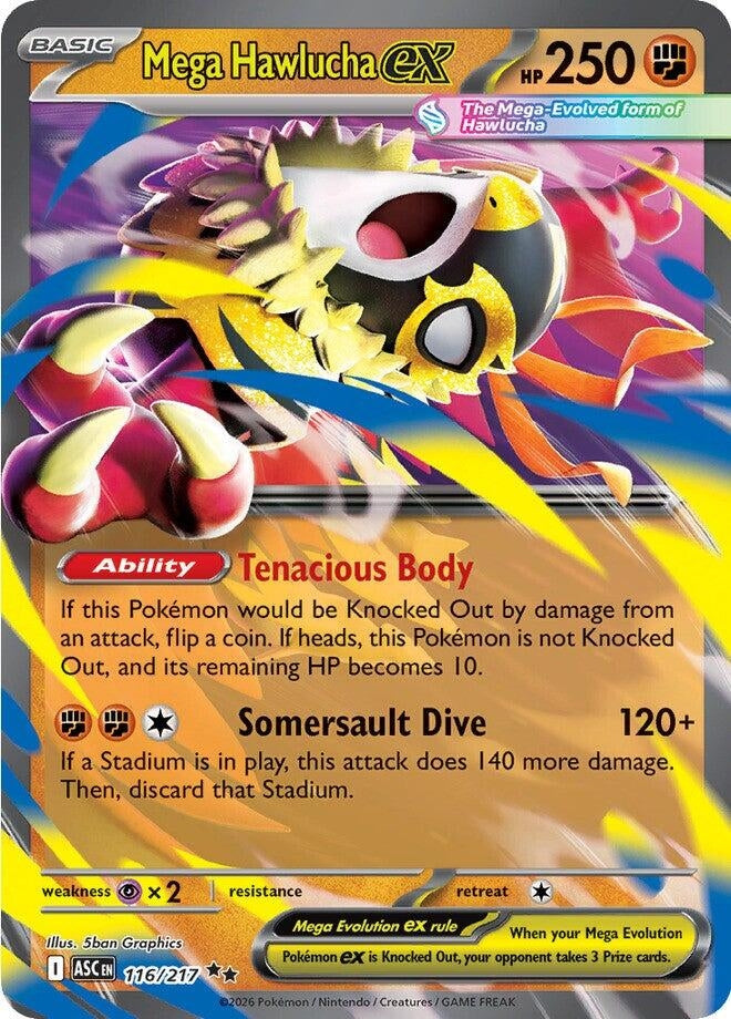 Image for Mega Hawlucha ex (116/217) - Pokemon