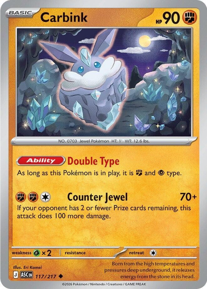 Image for Carbink (117/217) - Pokemon