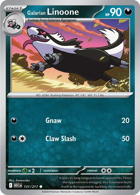 Image for Galarian Linoone (131/217) - Pokemon