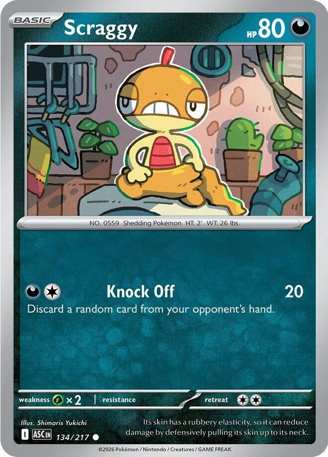 Image for Scraggy (134/217) - Pokemon