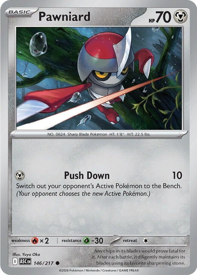 Image for Pawniard (146/217) - Pokemon