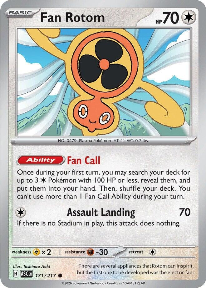 Image for Fan Rotom (171/217) - Pokemon
