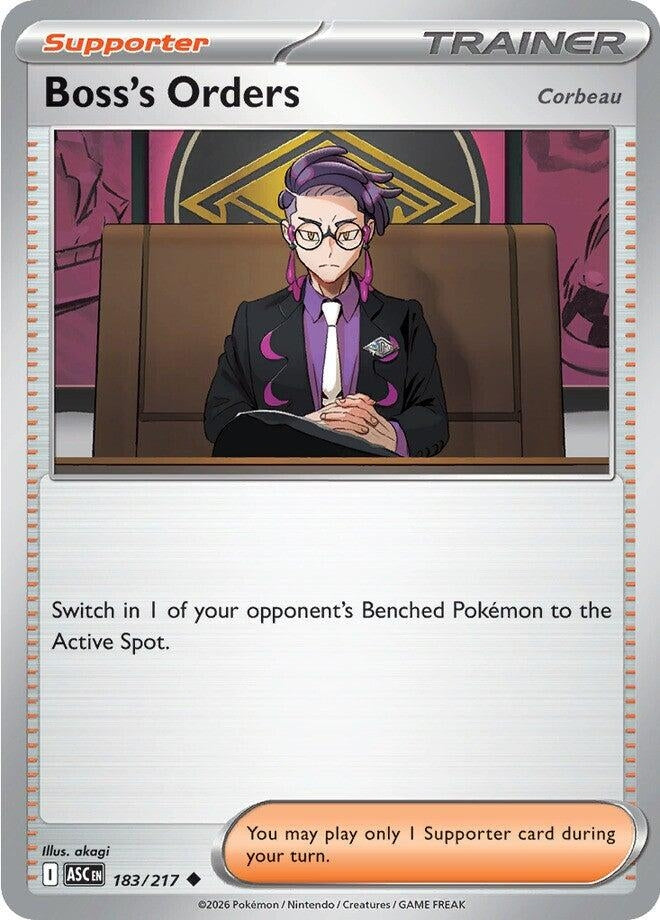 Image for Boss's Orders [Corbeau] (183/217) - Pokemon