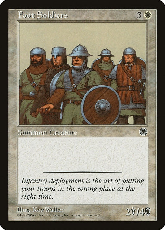 Image for Foot Soldiers - Magic: The Gathering