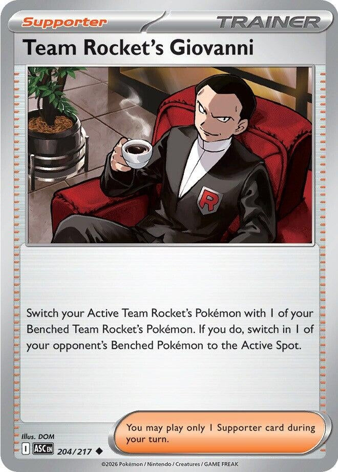 Team Rocket's Giovanni (204/217)