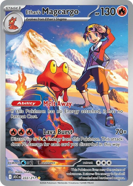 Image for Ethan's Magcargo (222/217) - Pokemon
