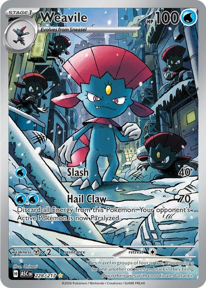 Image for Weavile (228/217) - Pokemon
