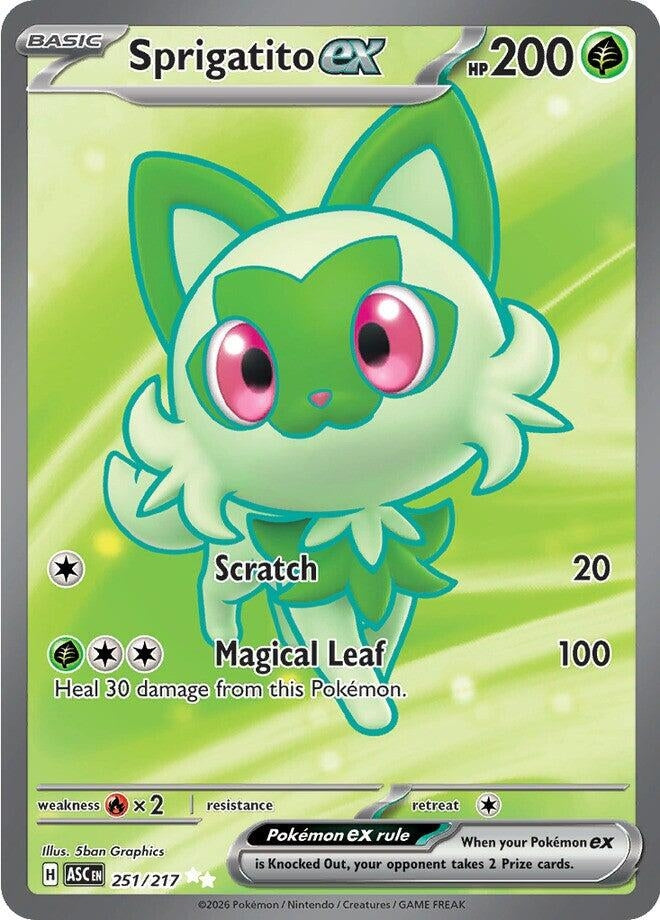 Image for Sprigatito ex (251/217) - Pokemon