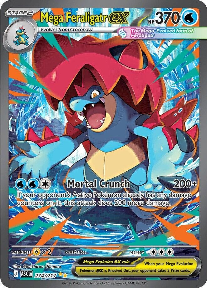 Image for Mega Feraligatr ex (274/217) - Pokemon