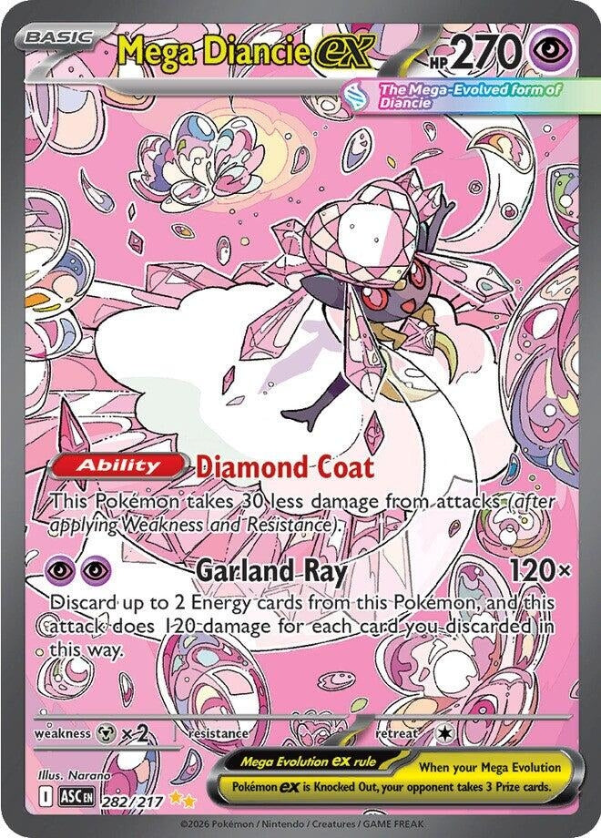Image for Mega Diancie ex (282/217) - Pokemon