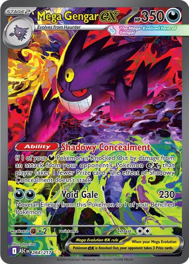 Image for Mega Gengar ex (284/217) - Pokemon