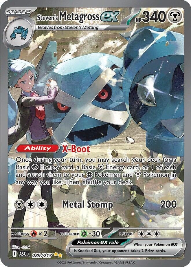 Image for Steven's Metagross ex (289/217) - Pokemon