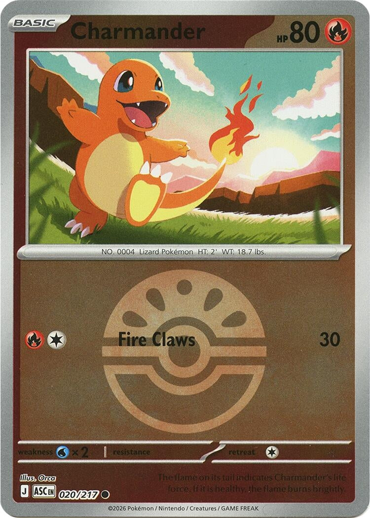 Image for Charmander (Friend Ball) (020/217) - Pokemon
