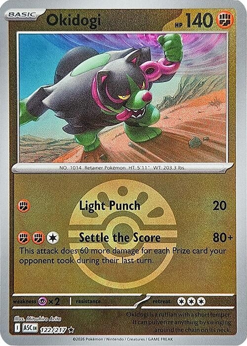 Image for Okidogi (Friend Ball) (122/217) - Pokemon