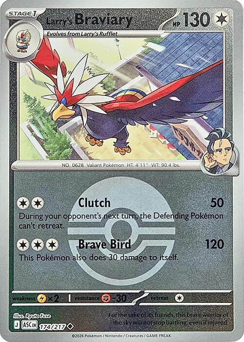 Image for Larry's Braviary (Poke Ball) (174/217) - Pokemon