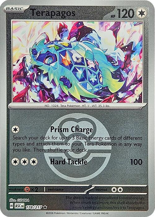 Image for Terapagos (Love Ball) (178/217) - Pokemon