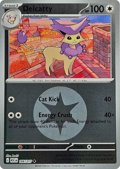 Image for Delcatty (Energy Symbol Pattern) (166/217) - Pokemon