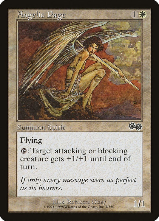 Image for Angelic Page (4) - Magic: The Gathering