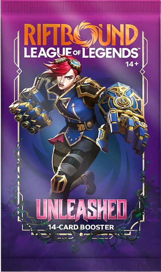 Image for Unleashed - Booster Pack - Riftbound: League of Legends Trading Card Game