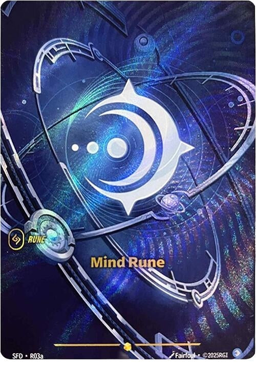 Image for Mind Rune (Alternate Art) (R03a) - Riftbound: League of Legends Trading Card Game