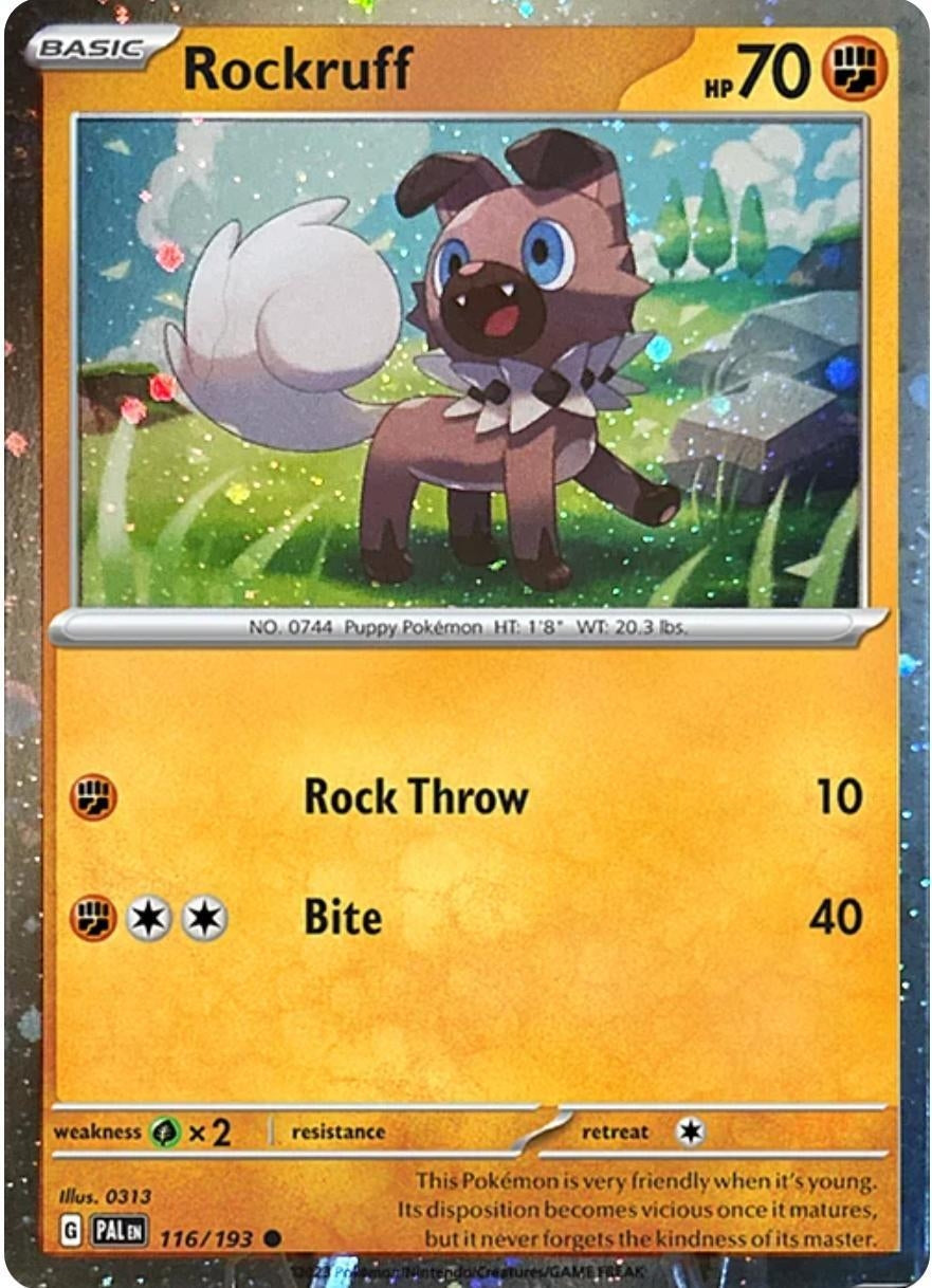 Image for Rockruff - 116/193 (Cosmos Holo) (116/193) - Pokemon