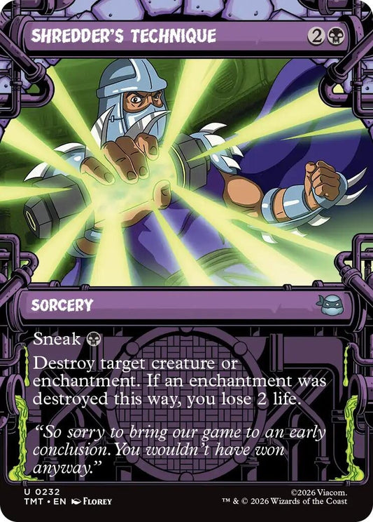 Shredder's Technique (Showcase) (232)