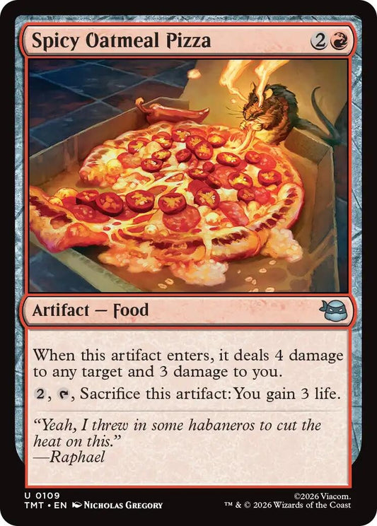 Spicy Oatmeal Pizza (109)