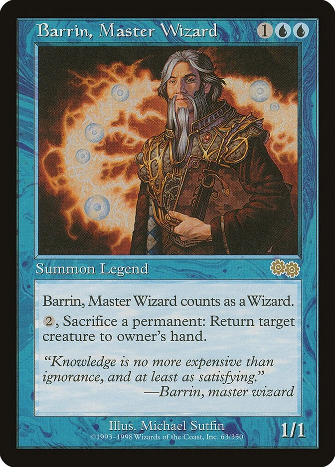 Image for Barrin, Master Wizard (63) - Magic: The Gathering