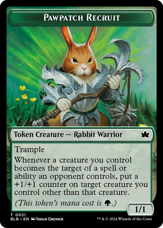 Image for Pawpatch Recruit // Map Double-Sided Token (21 // 17) - Magic: The Gathering