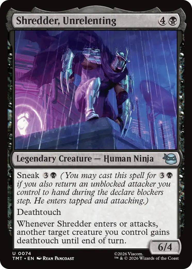 Shredder, Unrelenting (74)