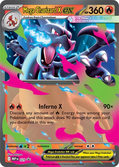 Image for Mega Charizard X ex - 029 (029) - Pokemon