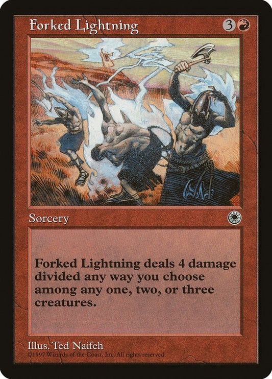 Image for Forked Lightning - Magic: The Gathering