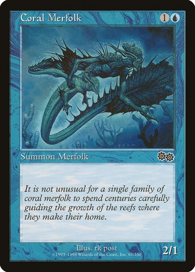 Image for Coral Merfolk (67) - Magic: The Gathering
