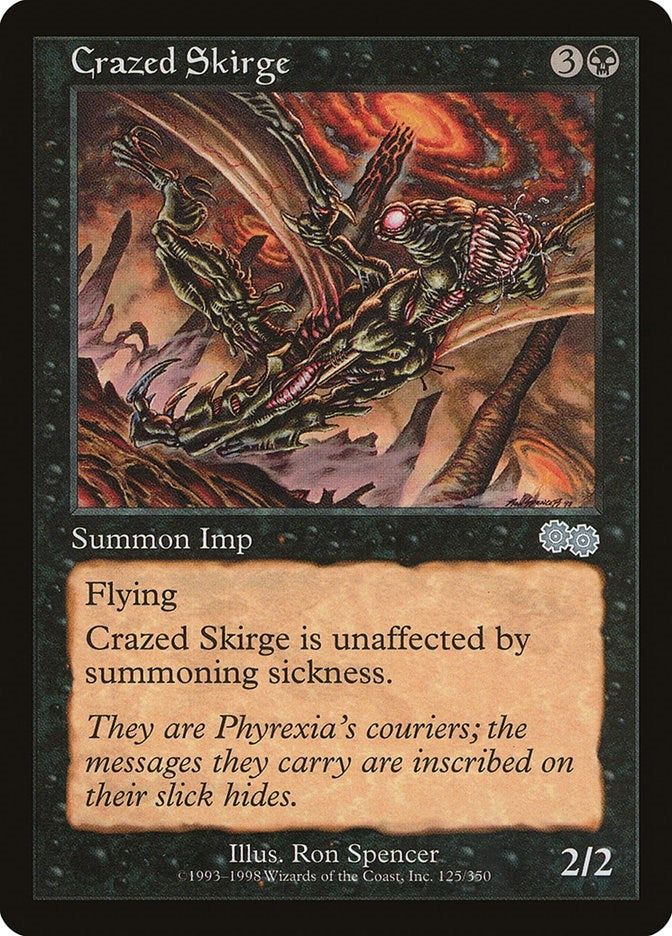 Image for Crazed Skirge (125) - Magic: The Gathering