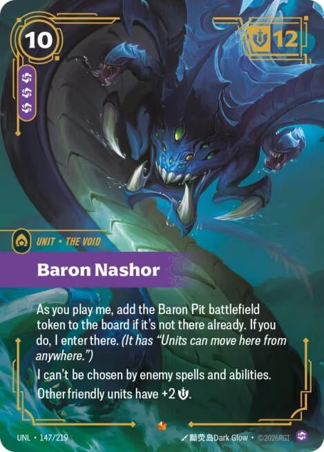 Image for Baron Nashor (147/219) - Riftbound: League of Legends Trading Card Game