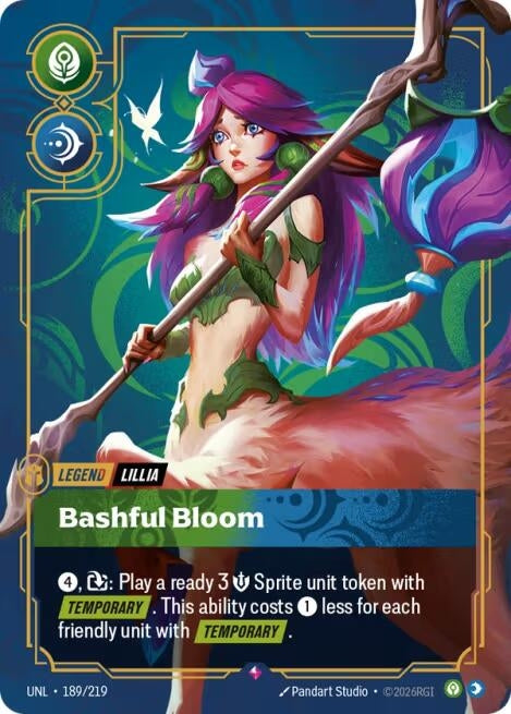 Image for Lillia - Bashful Bloom (189/219) - Riftbound: League of Legends Trading Card Game