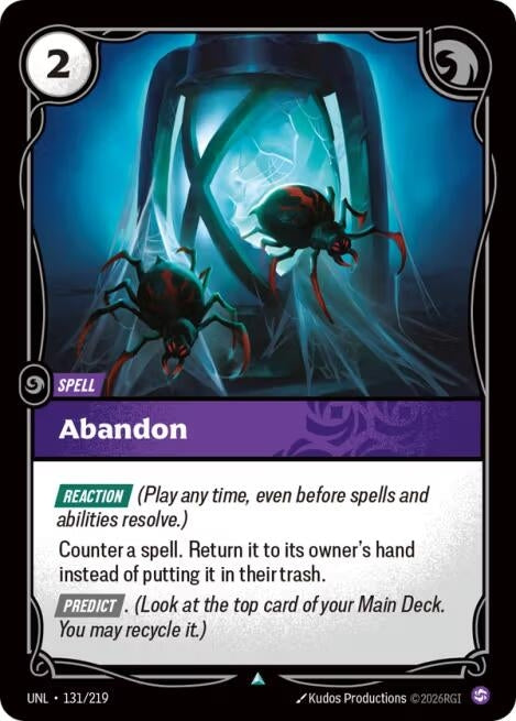Image for Abandon (131/219) - Riftbound: League of Legends Trading Card Game