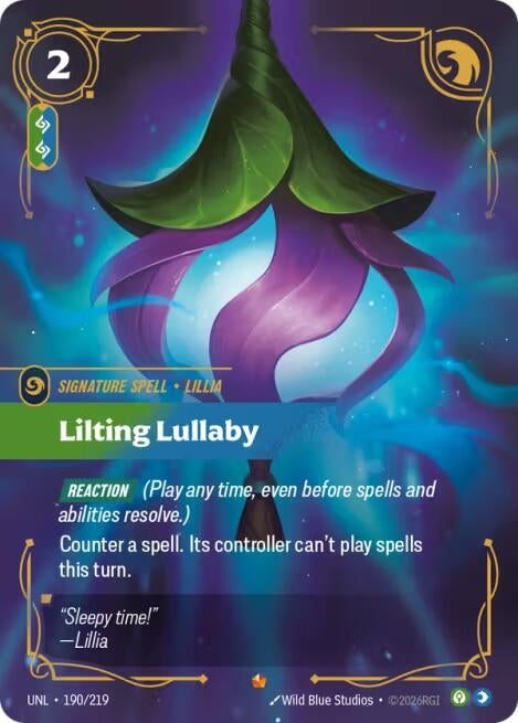 Image for Lilting Lullaby (190/219) - Riftbound: League of Legends Trading Card Game