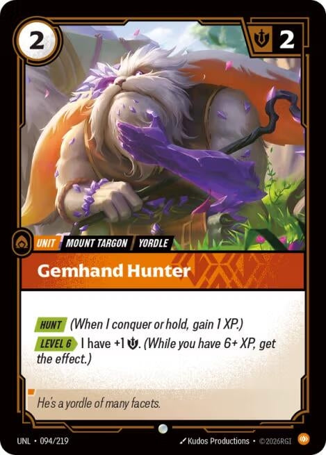 Image for Gemhand Hunter (094/219) - Riftbound: League of Legends Trading Card Game