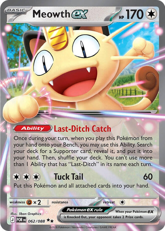 Meowth ex (062/088)